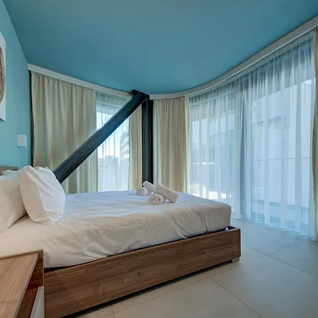 Official Mercury Suites, Stylish 2br With Terrace By 360 Estates شقة سانت جوليان