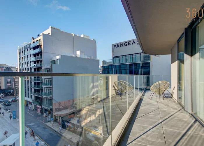 Official Mercury Suites, Stylish 2br With Terrace By 360 Estates * San Ġiljan