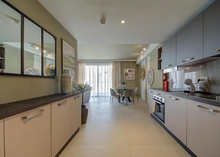 Apartment Official Mercury Suites, Stylish 2br With Terrace By 360 Estates San Ġiljan