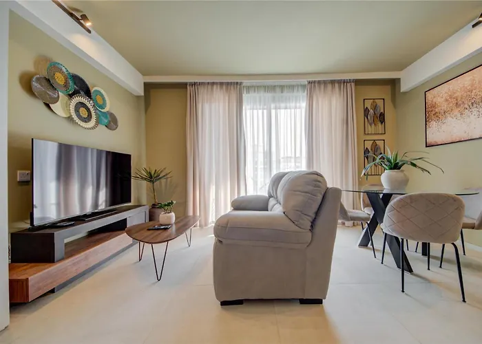 Apartment Official Mercury Suites, Stylish 2br With Terrace By 360 Estates San Ġiljan