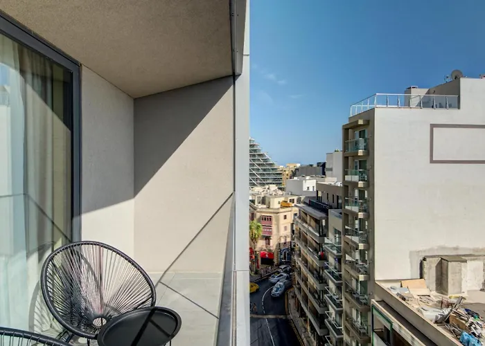 Apartment Official Mercury Suites, Stylish 2br With Terrace By 360 Estates San Ġiljan